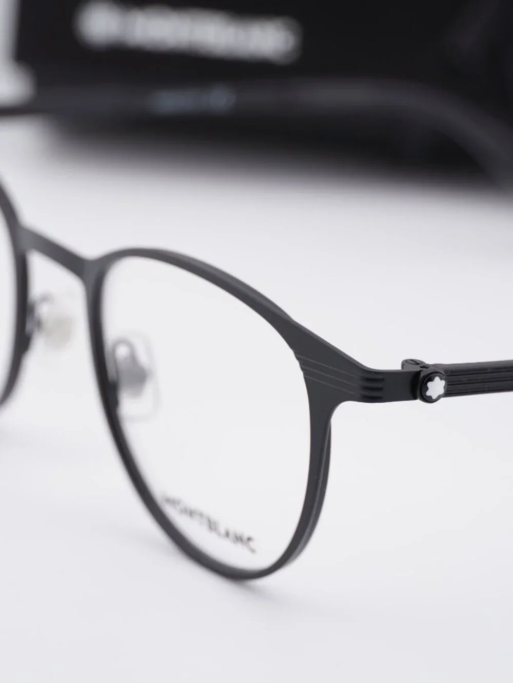 Montblanc MB0095O 001 Square Eyeglasses 48mm –  Black